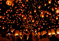 イーペン・コムローイ（熱気球）ツアー / タイのお祭り＆イベント